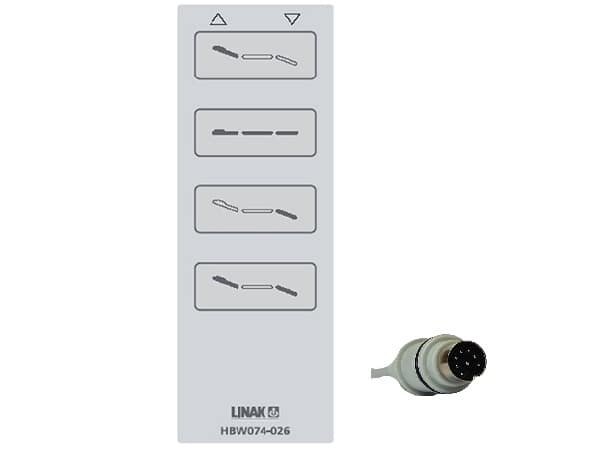 Pulsantiera per letto Linak HB74-026-121