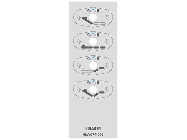 Pulsantiera per letto Linak HL74H426+10600